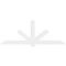 Ekena Millwork Kennewick Architectural Grade PVC Gable Bracket, 108"W x 40 1/2"H x 4"D x 6"F, 9/12 Pitch GBP108X41X0406KEN00 - alternate 5